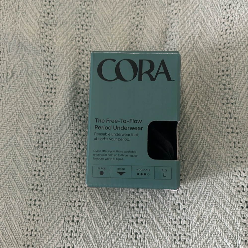 New in box Cora Bikini Period Underwear